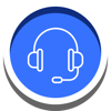 Blue headset