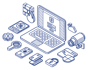 cybersecurity sketch graphic 