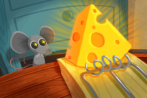 Mouse and Cheese Image