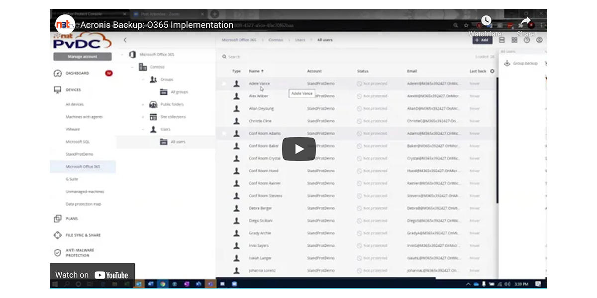 acronis o365 acronis o365