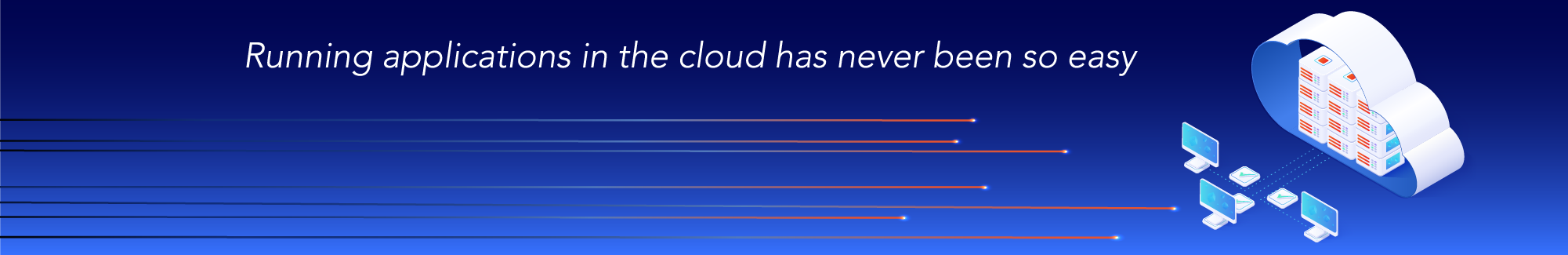 navy banner showing applications going to cloud graphic 