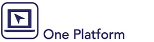 one platform navy icon
