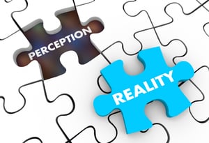 perceptions vs reality image