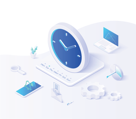 Schedules on a Clock Image