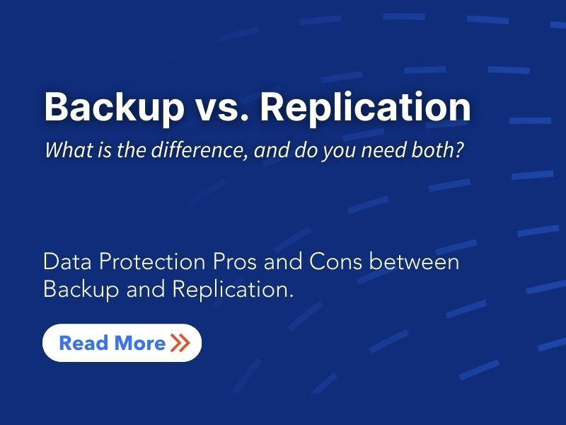 Backup vs. Replication
